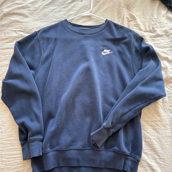 Nike Men's Navy Crewneck Sweater - Picture 1 of 3